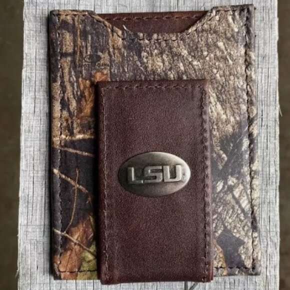 Zep-Pro Louisiana State University Camo Front Pocket Wallet